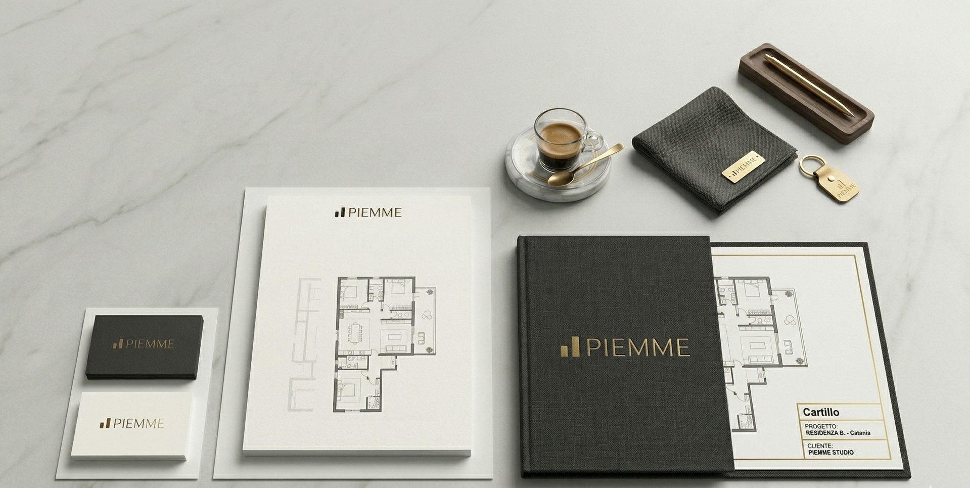 Brand Identity Per Piemme Studio