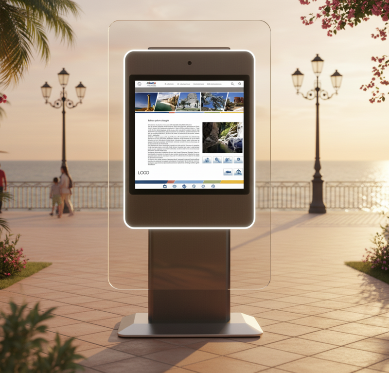 Totem turistico - sistema informativo interattivo per enti locali